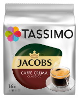 Tassimo - Jacobs Caffè Crema Classico 16 Kaffeekapseln